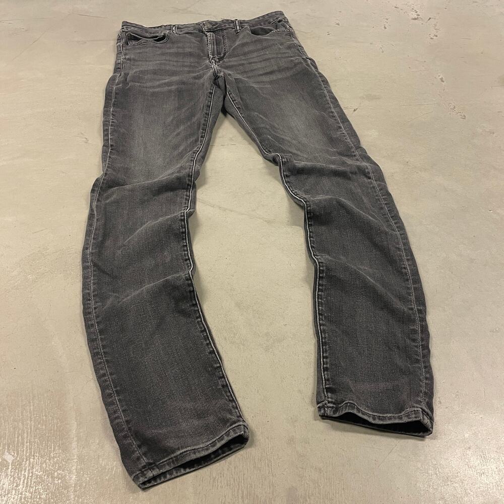 Y2K black American Eagle stacked skinny Jeans 36x32